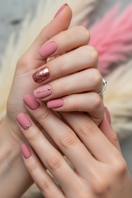 Matte Pink Elegance for Modern Lovers