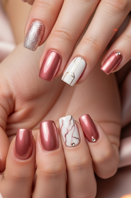Rose Gold Pink for a Touch of Luxury