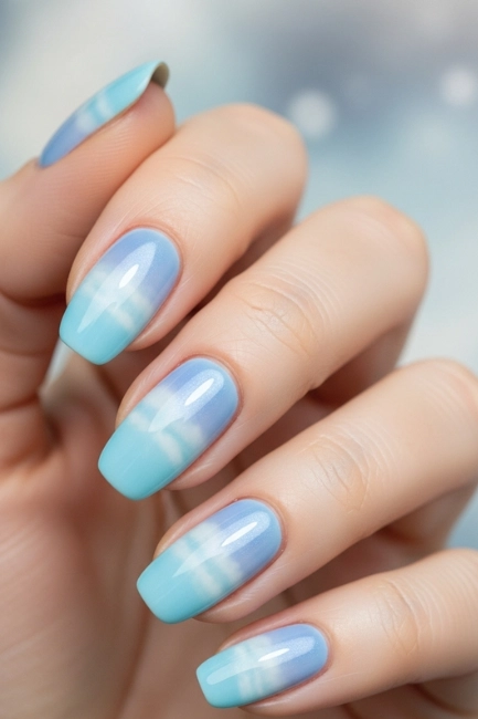Cloudy Pastel Blues for Calm, Dreamy Vibes