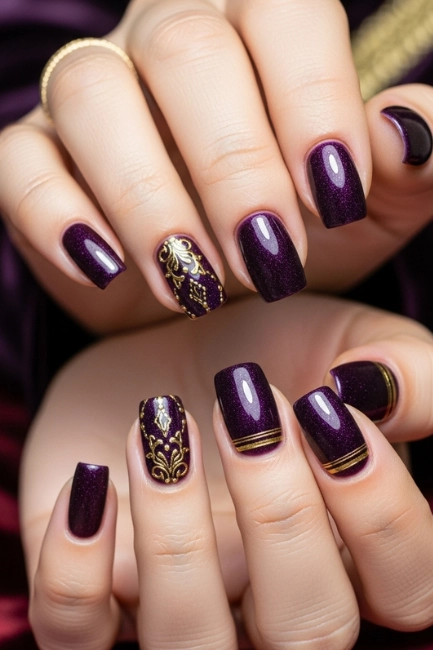 Rich Plum Purples for a Touch of Royal Drama