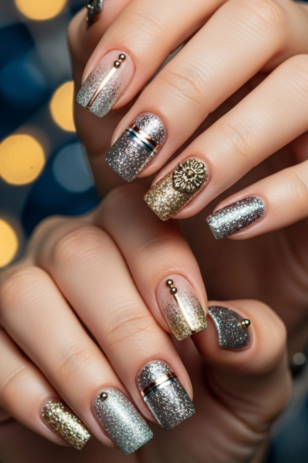 Glitter Meets Metal: A Party-Perfect Match