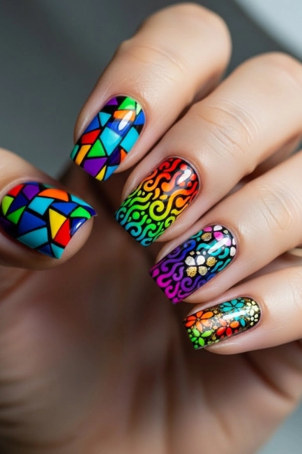 Color Palettes That Transform Your Nails Into Bold Art