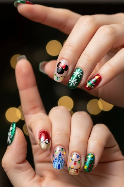 The Emotional Power Behind Festive Disney Nail Designs