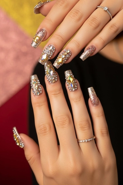 How Bling Nails Empower Personal Confidence