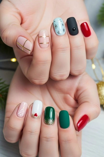 Minimal Holiday Nail Styles That Still Feel Festive