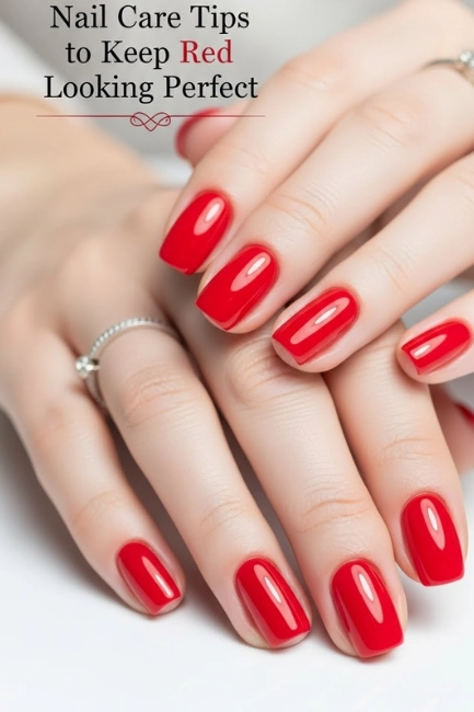 Nail Care Tips to Keep Red Looking Perfect
