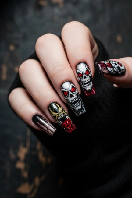 The Emotional Power of Horror Nail Art