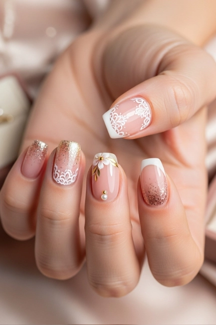 Romantic Nail Art for Your Engagement Celebration