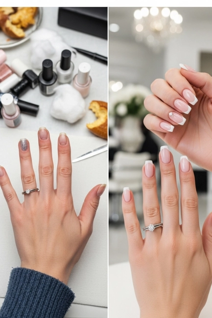 DIY vs Professional Engagement Nail Services
