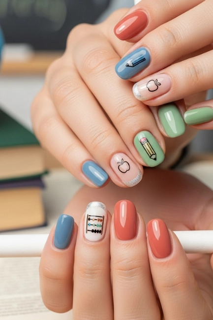 teacher nails