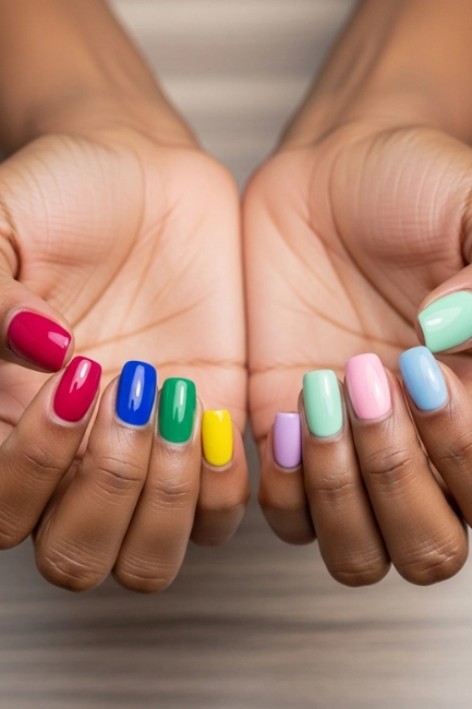 Short Nails and Color Impact