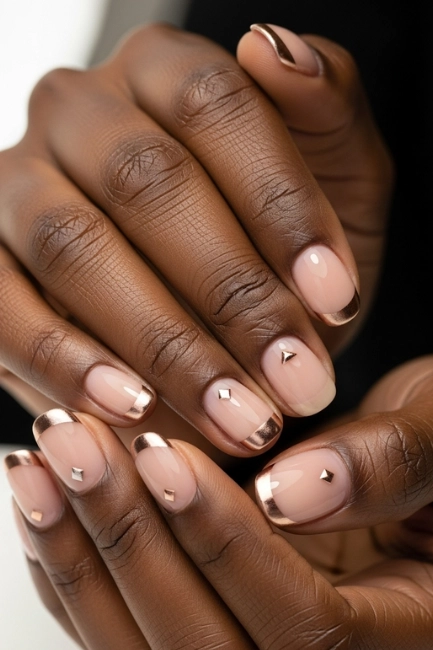 Minimal Metallic Nail Designs for Everyday Wear