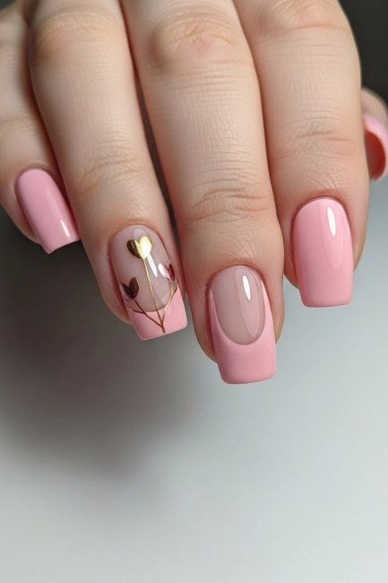 Minimalist Pink Nail Designs