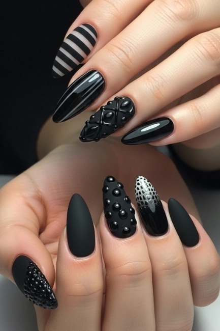 Matte and Gloss Contrast in 3D Designs
