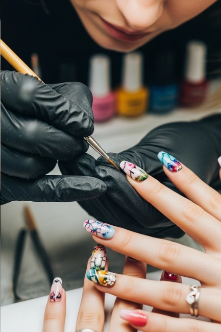 Nail Artist Skill and Design Precision