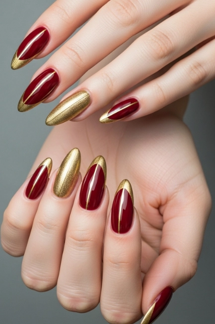 Thin Metallic Line Detail