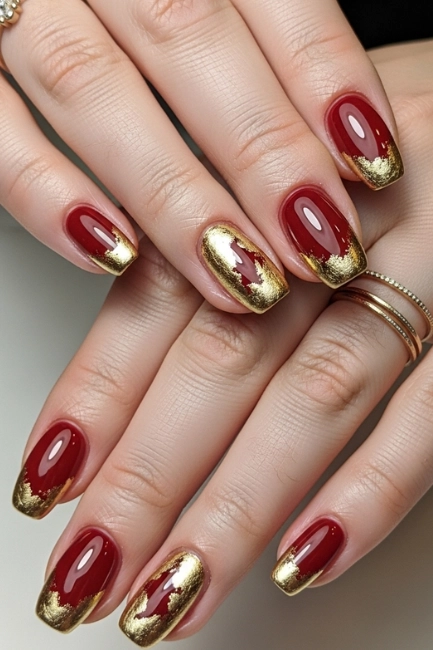Gold Foil Accent Tips