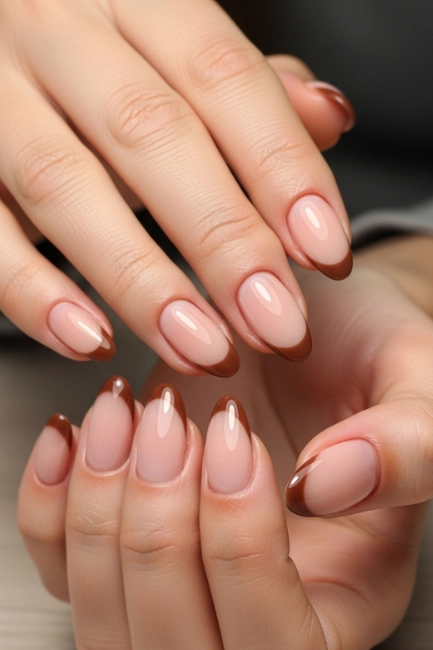 Soft Brown French Accent