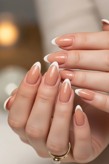 Warm Almond Neutral Tips