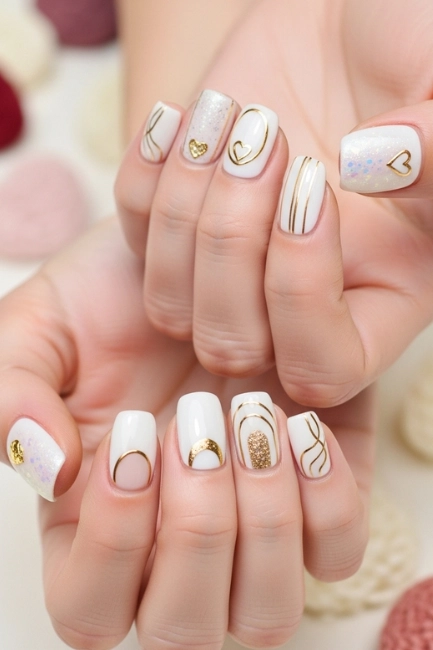 White and Gold Elegance