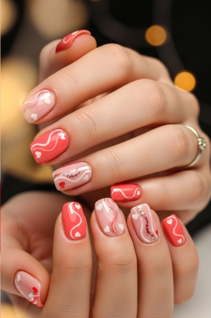 Soft Coral Romance