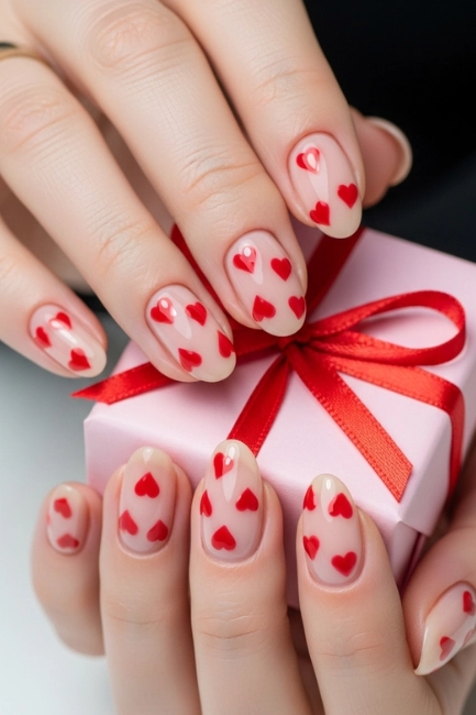 Nude With Tiny Hearts