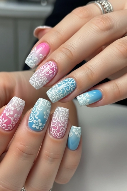 Gradient with Stamping