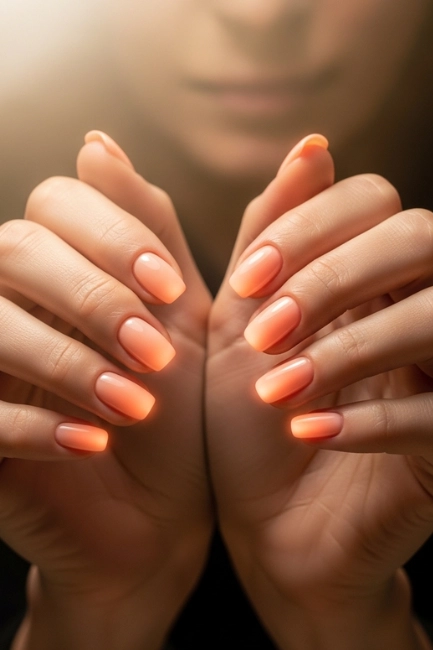 Soft Peach Glow