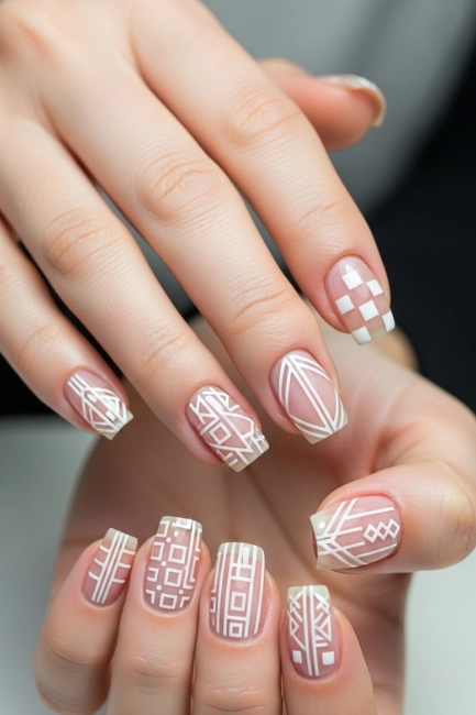 Crisp White Geometry