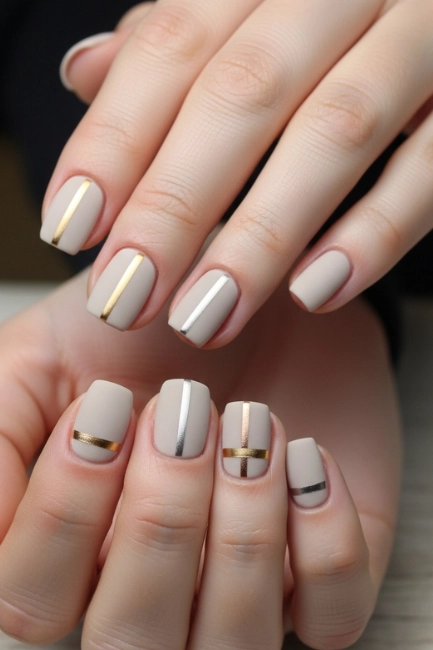 Minimalist Metallic Touch