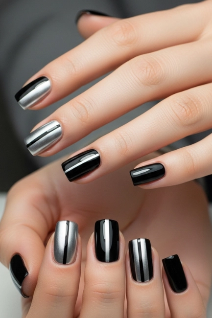 Sleek Vertical Striping