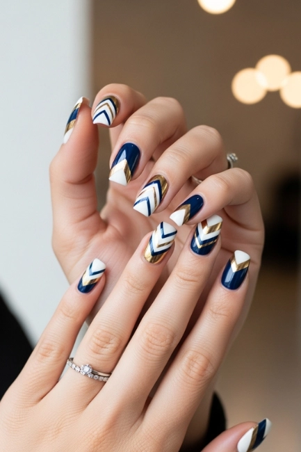 Bold Chevron Detailing