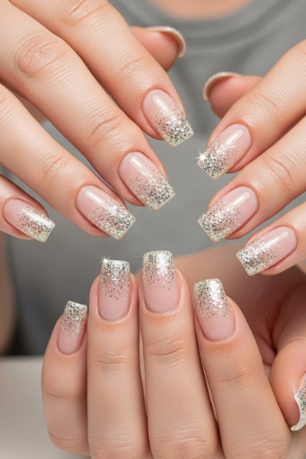 Glitter Fade Tips