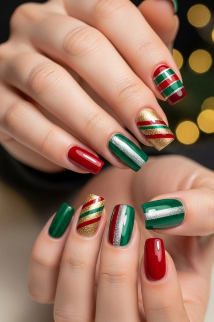 Festive Stripe Details