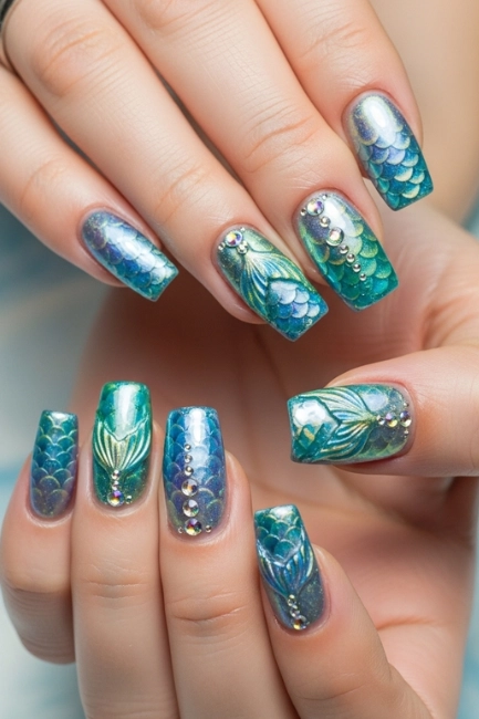 Mermaid Tail Pattern