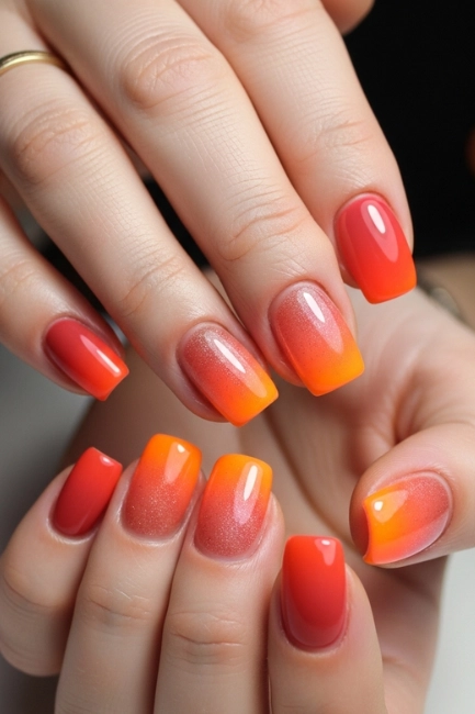 Coral Sunset Glow