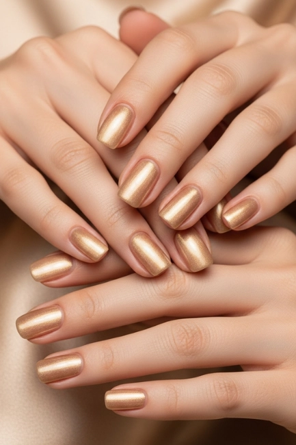 Champagne Satin Glow