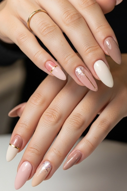 Flared Almond Nail Trend