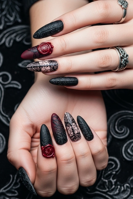 Gothic Love Letter Design