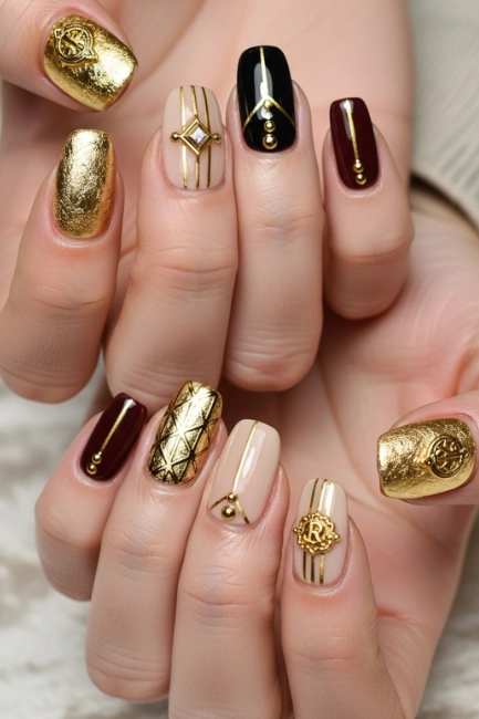 Luxurious Gold Accents
