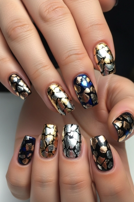 Metallic Foil Art