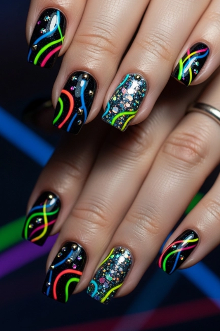 Glitter and Neon Finale