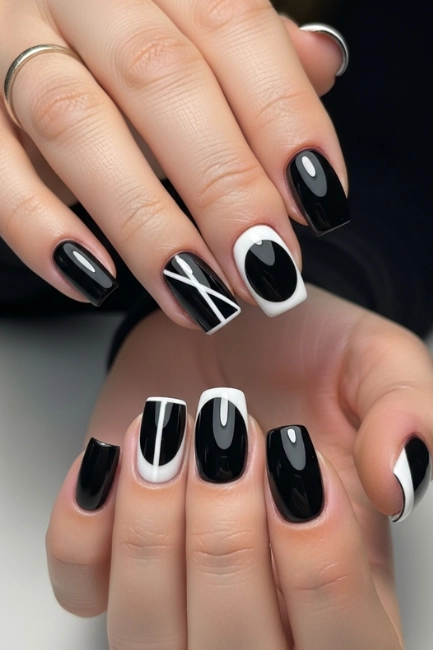 Black and Nude Contrast