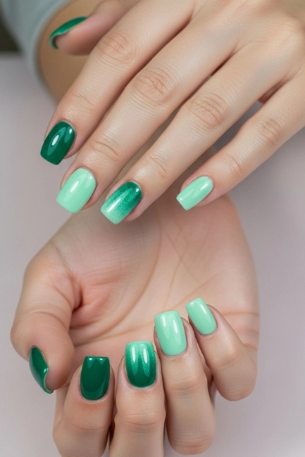 Ombre Green Effects