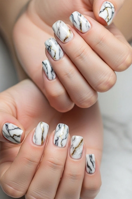 Marble Nail Effects