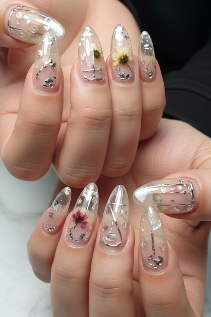 Transparent Nail Art