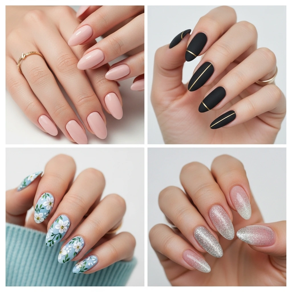 almond nails