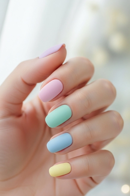 Soft Pastel Nail Ideas for Gentle Elegance