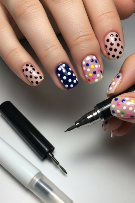 Nail Art Pens as an Alternative Tool