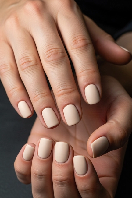 Beige Nail Designs for Men